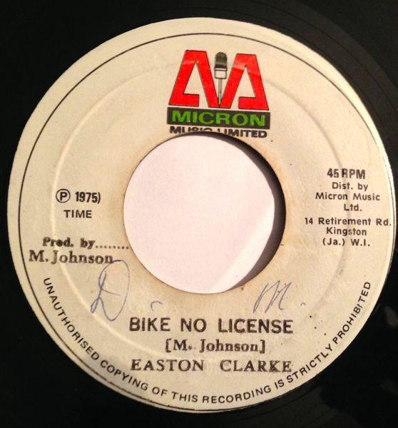 Easton Clarke - Bike No License