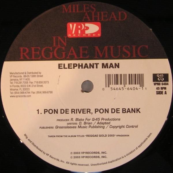 Elephant Man - Pon De River, Pon De Bank / All Out