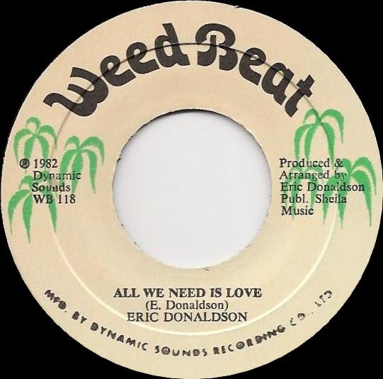 Eric Donaldson - All We Need Is Love