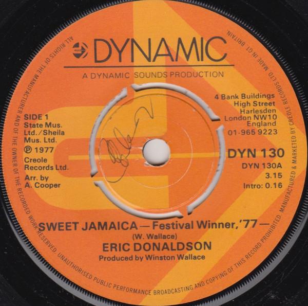 Eric Donaldson - Sweet Jamaica