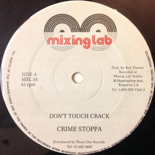 Errol Dunkley, Crime Stoppa - Don't Touch Crack / One Drop