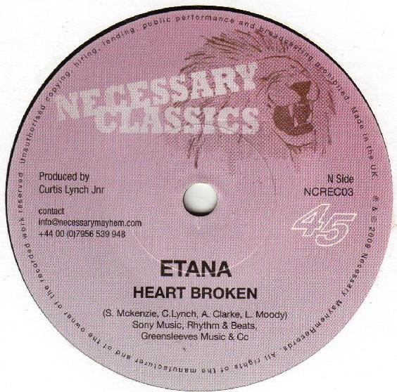 Etana, Gregory Isaacs, Blackout Ja - Heart Broken / Innercity Lady