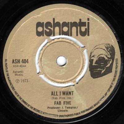 Fabulous Five Inc. - All I Want / Nanny Skank