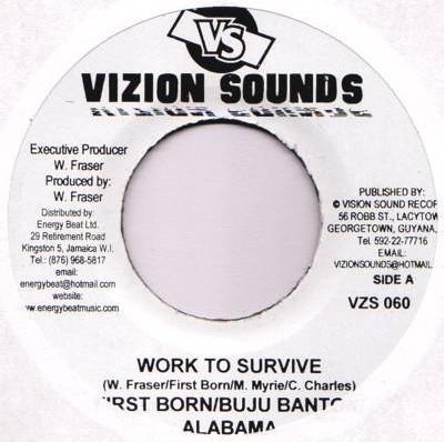 First Born (3), Buju Banton, Alabama (3) - Work To Survive