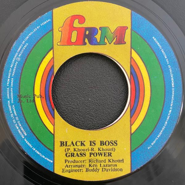 Grass Power - Black Is Boss / A Good Draw