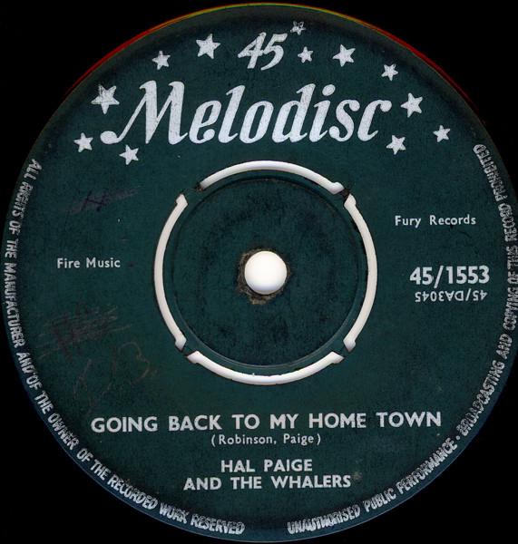 Hal Paige And The Whalers - Going Back To My Home Town