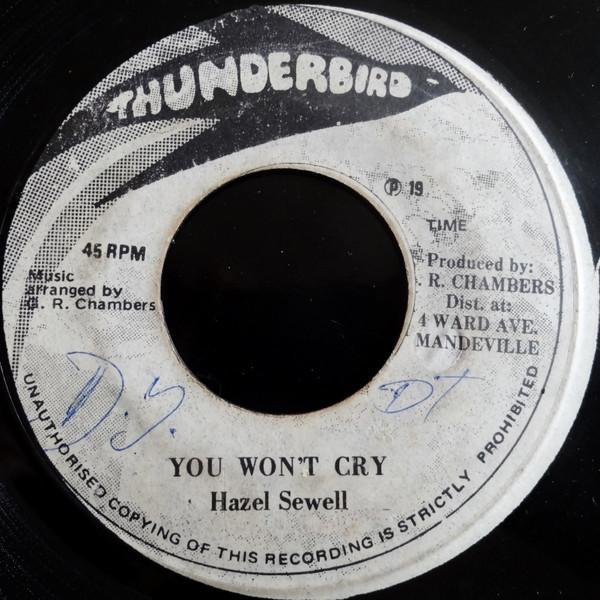Hazel Sewell - You Won't Cry