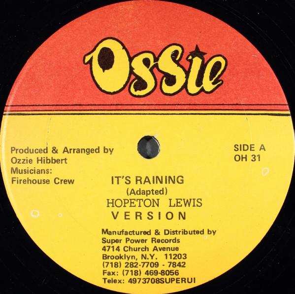 Hopeton Lewis, Bunny General - It's Raining / Ready Fi Dance