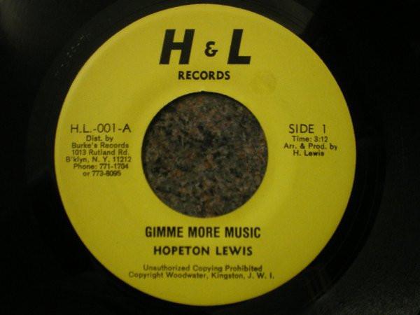 Hopeton Lewis - Gimme More Music