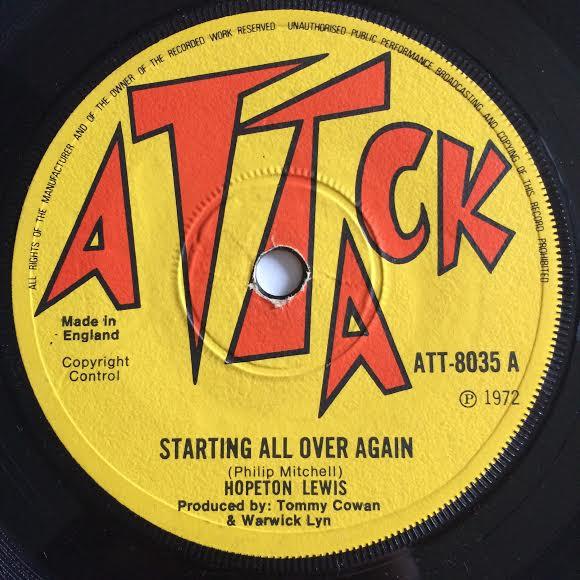 Hopeton Lewis - Starting All Over Again