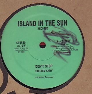 Horace Andy, Love Roy, Jah Richie - Don't Stop / Billy Boy