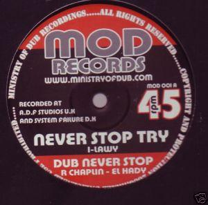 Ilawy, Apocalypse Dub Faction - Never Stop Try / Burning Bush