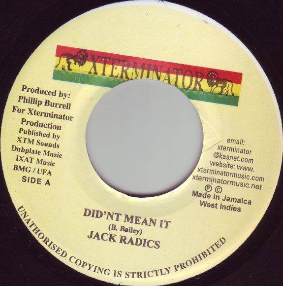 Jack Radics - Did'nt Mean It
