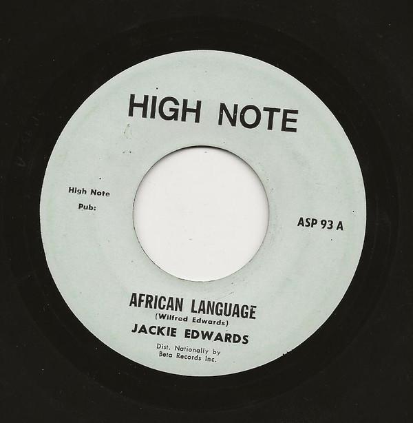 Jackie Edwards - African Language