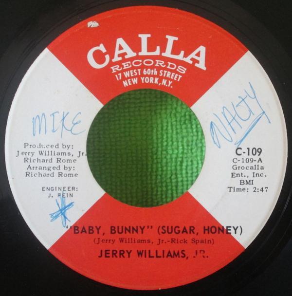 Jerry Williams Jr. - Baby Bunny (Sugar Honey)