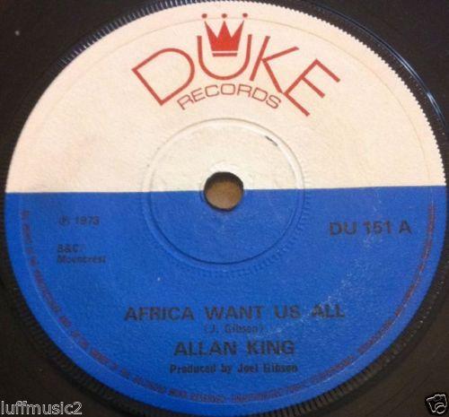 Joe Gibbs, Alan King Pin - Africa Want Us All / Liberation