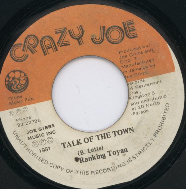 Joe Gibbs & The Professionals, Toyan - Talk Of The Town / Dancehall Style