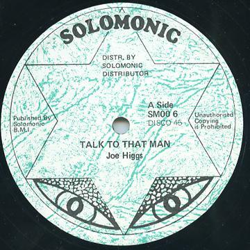 Joe Higgs - Talk To That Man