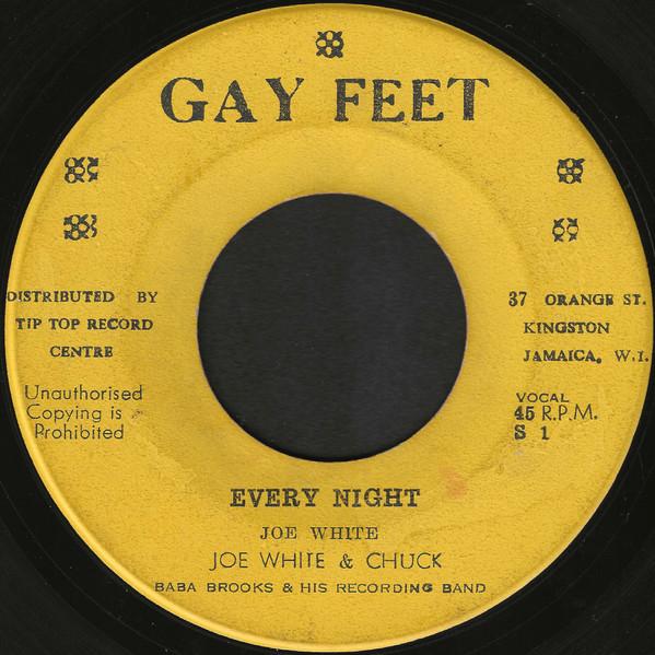 Joe White and Chuck, The Baba Brooks Band - Every Night / 1st Session