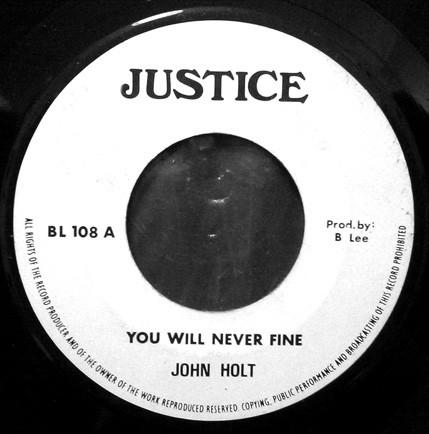 John Holt, The Aggrovators - You Will Never Fine / Version