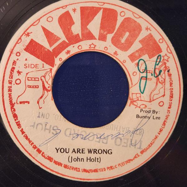 John Holt - You Are Wrong