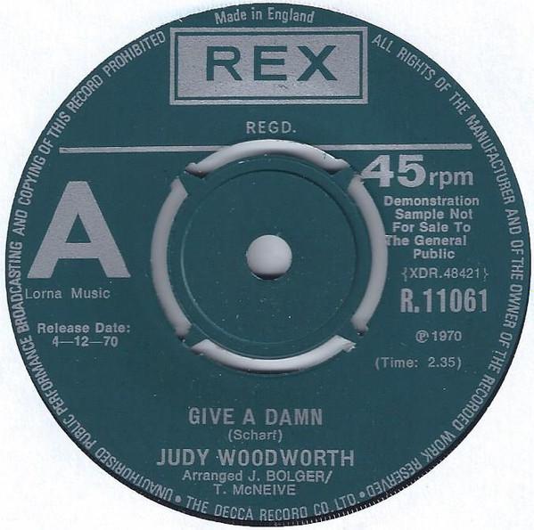 Judy Woodworth - Give A Damn
