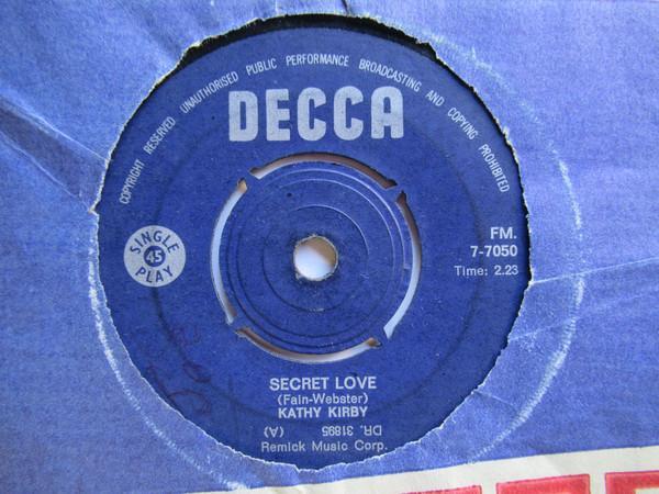 Kathy Kirby - Secret Love / You Have To Want To Touch Him