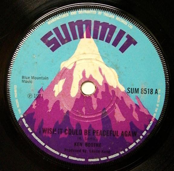 Ken Boothe, Beverley's All Stars - I Wish It Could Be Peaceful Again / Peaceful Version