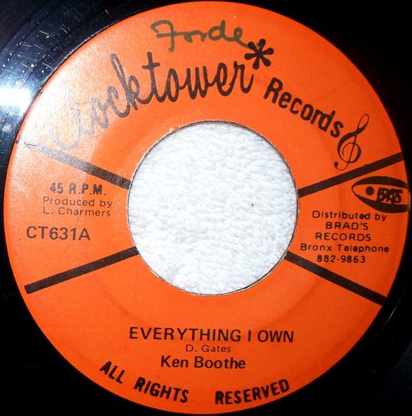 Ken Boothe, Charmers Big Band - Everything I Own / My Own Version