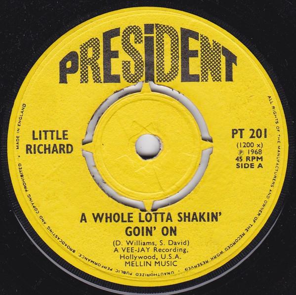Little Richard - Whole Lotta Shakin' Goin' On / Lawdy Miss Claudie