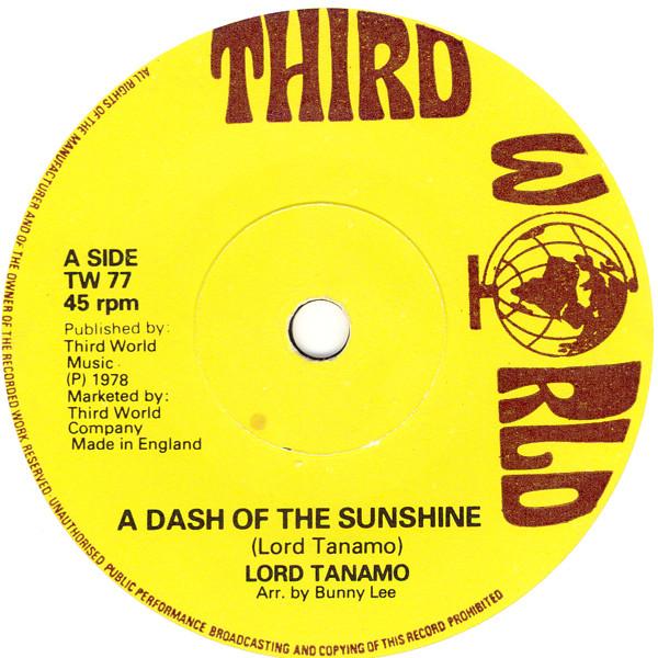 Lord Tanamo - A Dash Of The Sunshine