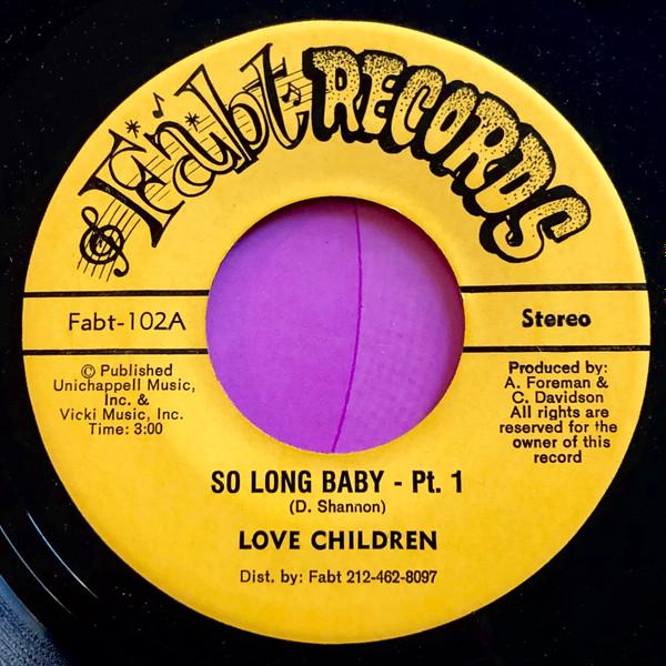Love Children (3) - So Long Baby - Pt. 1