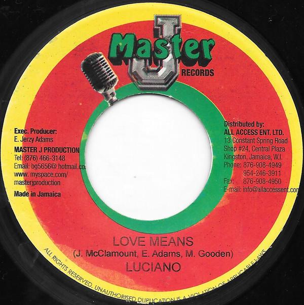 Luciano (2), I-Octane - Love Means / Unfortunate