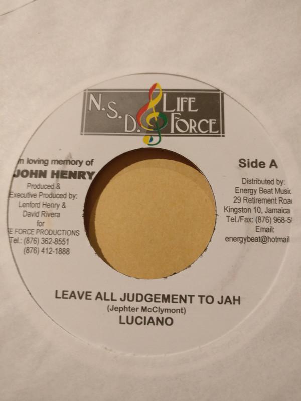 Luciano (2), Vibes Machine - Leave All The Judgement To Jah / Free Up The Children