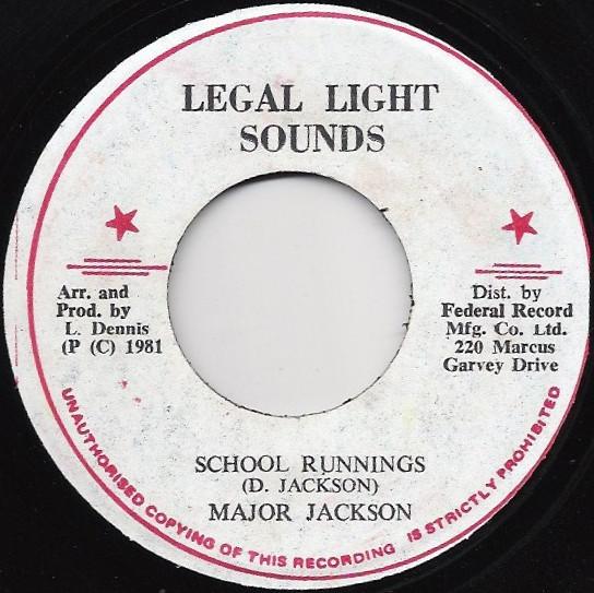 Major Jackson - School Runnings