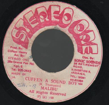 Malibu (6) - Cuffen A Sound Boy