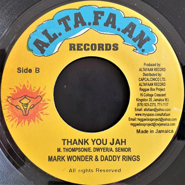 Mark Wonder, Daddy Rings, Natural Black - Thank You Jah / Why Can't We