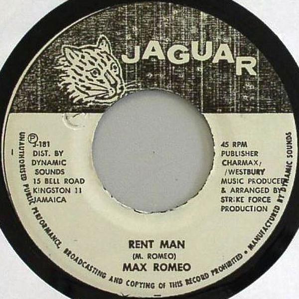 Max Romeo, Mafia & Fluxy - Rent Man / Rent Man (Version)