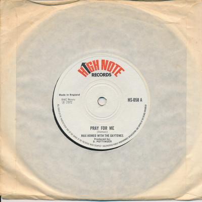 Max Romeo, The Gaytones - Pray For Me