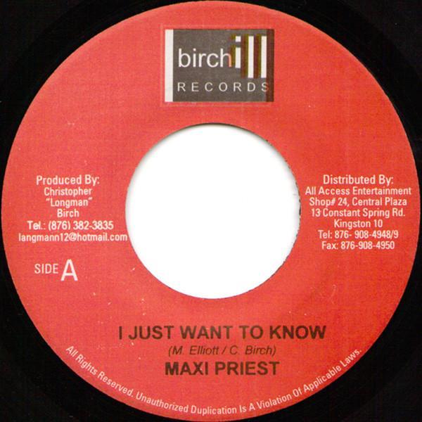 Maxi Priest, Pressure (15) - I Just Want To Know / Love U Tonight
