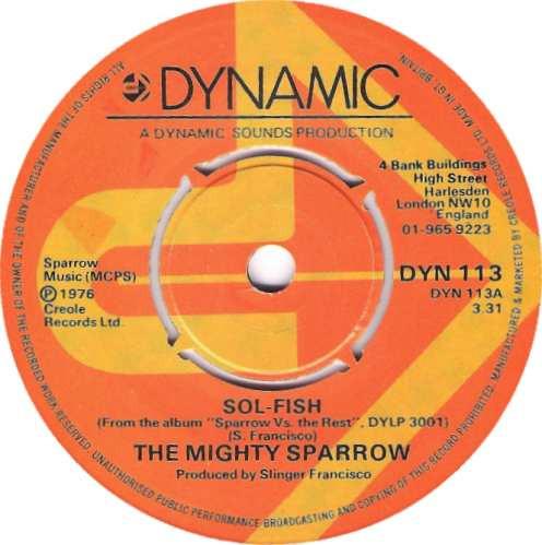 Mighty Sparrow - Sol-Fish
