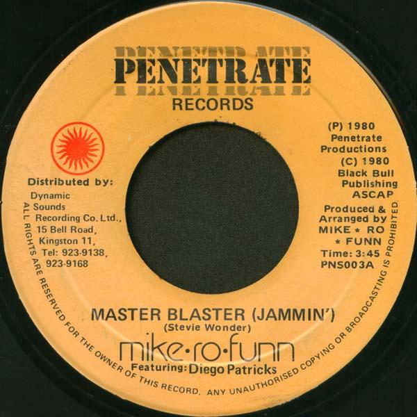 Mike-Ro-Funn, Diego Patricks - Master Blaster (Jammin')