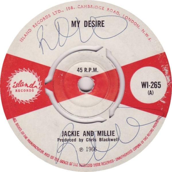 Millie Small, Jackie And Millie - My Desire / That's How Strong My Love Is