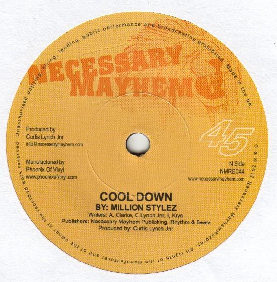 Million Stylez, Jahmali - Cool Down / Blood Thirsty