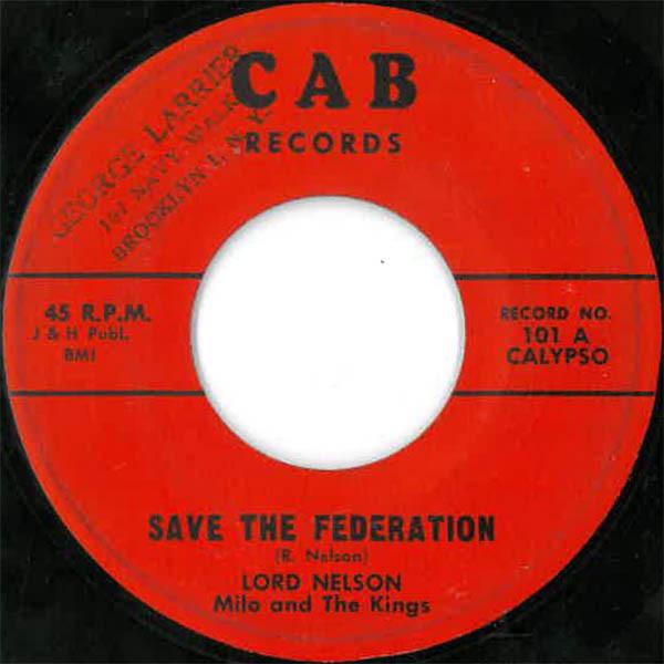 Milo And The Kings, Lord Nelson (2) - Save The Federation / Dove And Pigeon