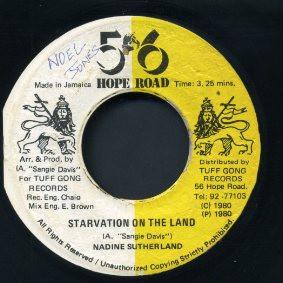 Nadine Sutherland - Starvation On The Land