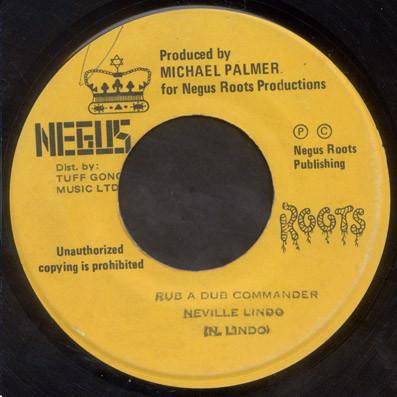 Neville Lindo - Rub A Dub Commander