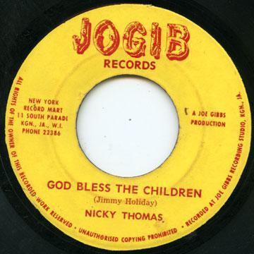 Nicky Thomas, Joe Gibbs Allstars - God Bless The Children / Round The Clock