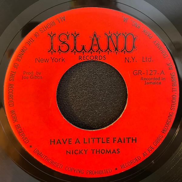 Nicky Thomas - Have A Little Faith