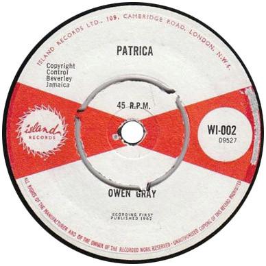 Owen Gray - Twist Baby / Patricia